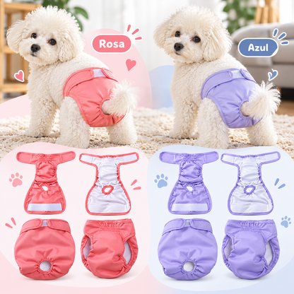 Pañal Impermeable para Perros Ajustable